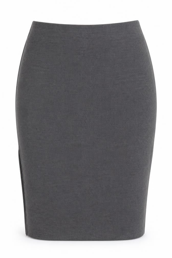 Preworn Womens Grey   A-Line Skirt Size 29 in