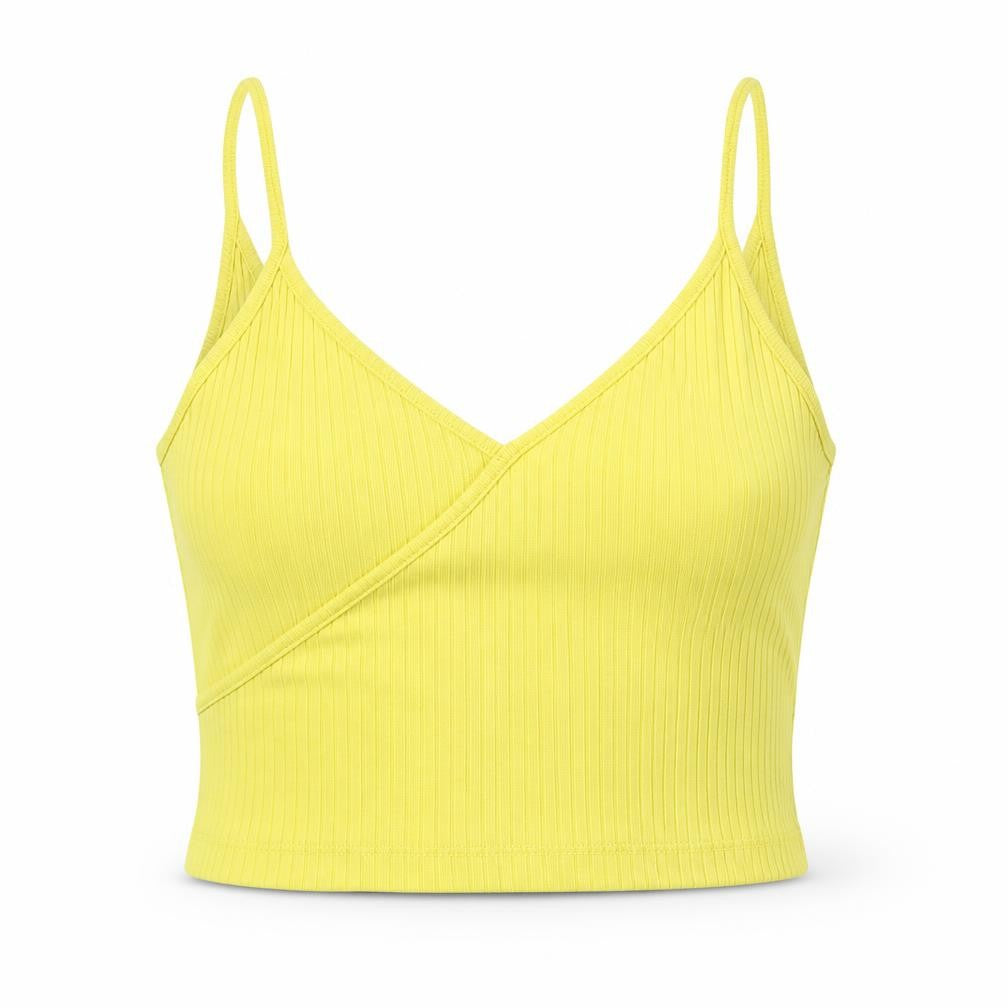 Topshop Womens Yellow   Basic Tank Size 8