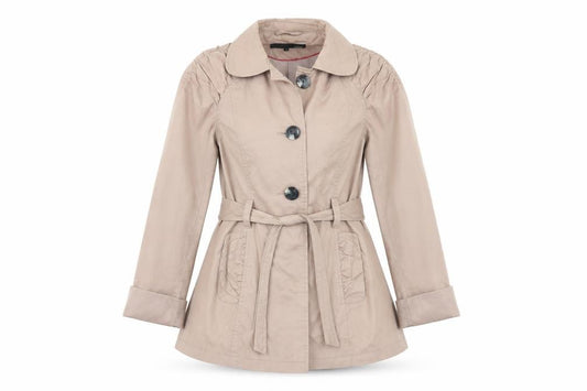 Front view of Next women’s pink ski jacket jacket, size UK 10