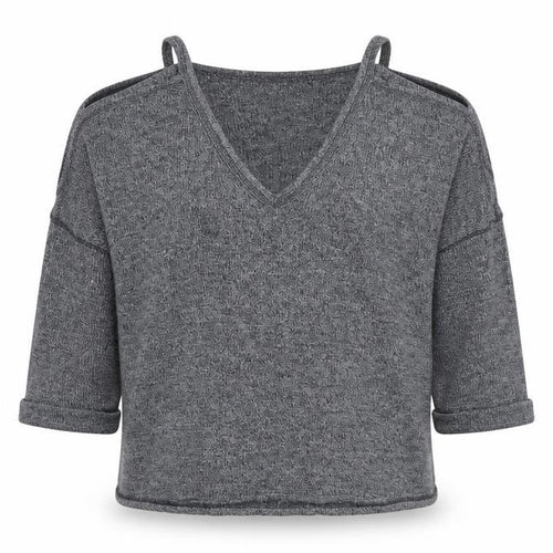 Cooperative Womens Grey  Knit Pullover Jumper Size S