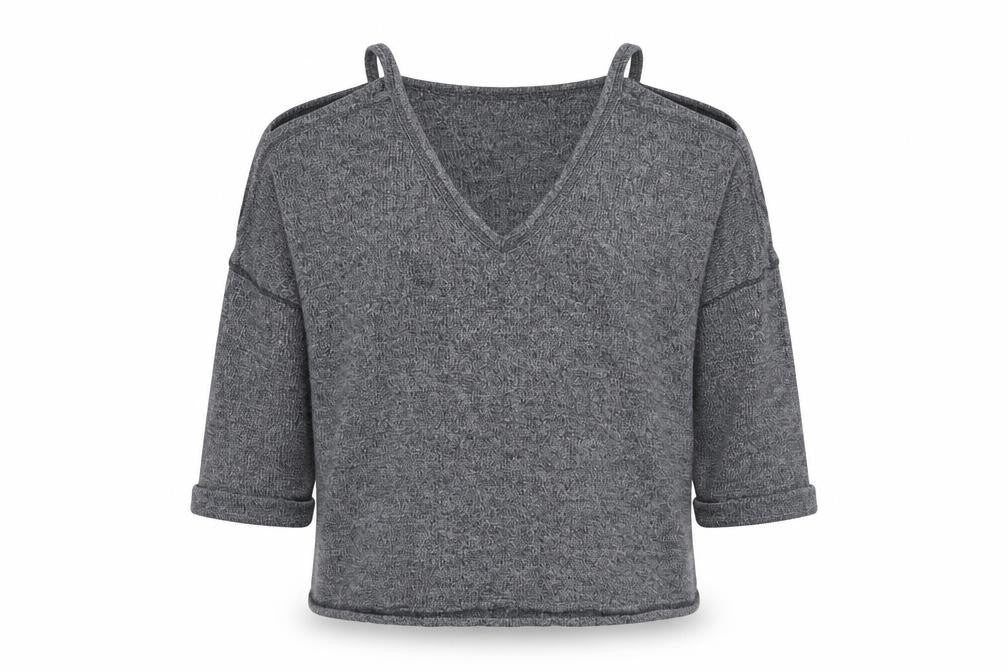 Cooperative Womens Grey  Knit Pullover Jumper Size S