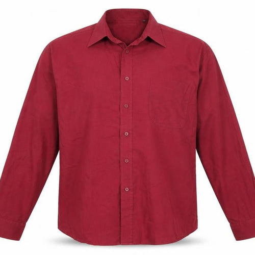 CITY CLASSIC Mens Red    Button-Up Size 16