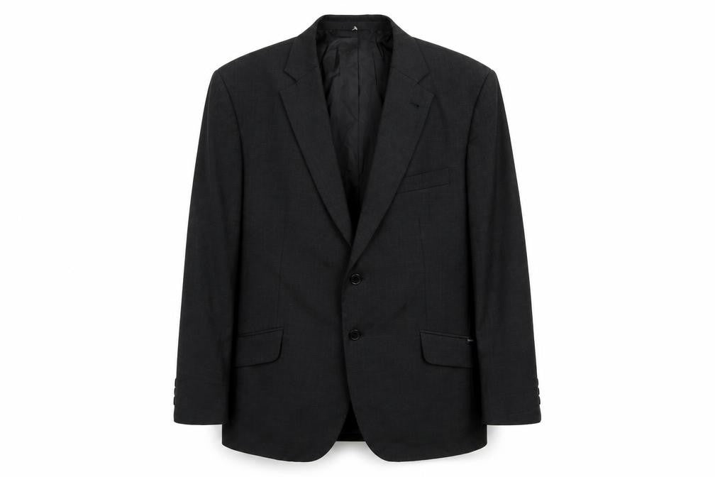 Jermyn Street Mens Grey  Rayon Jacket Suit Jacket Size 46