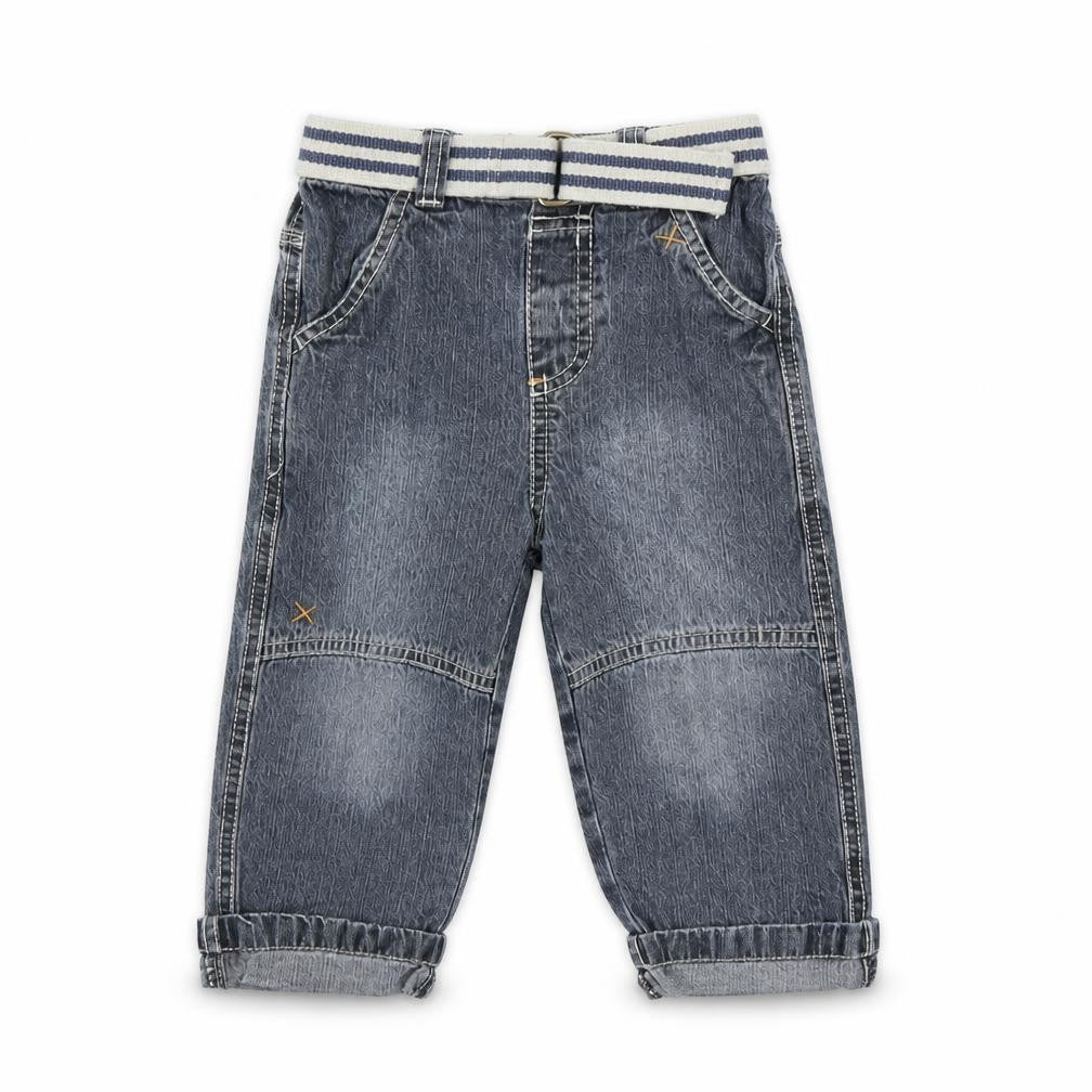 Cherokee Boys Grey  Denim Capri Jeans Size 12-18 Months