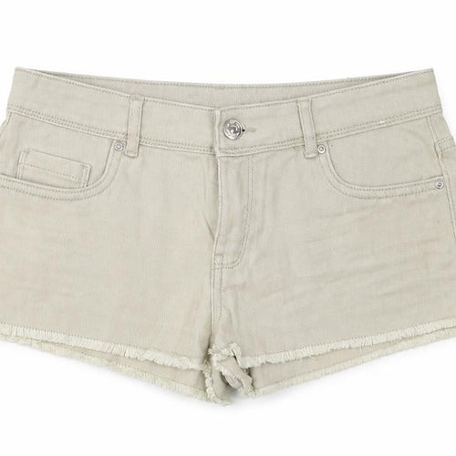 DenimCo Womens Ivory   Hot Pants Shorts Size 8