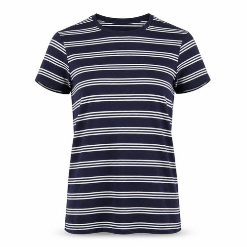 ASOS Womens Blue Striped  Basic Polo Size 10