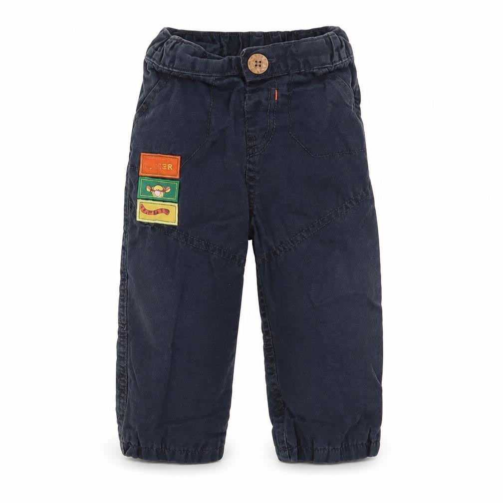 George Boys Blue   Cropped Trousers Size 9-12 Months