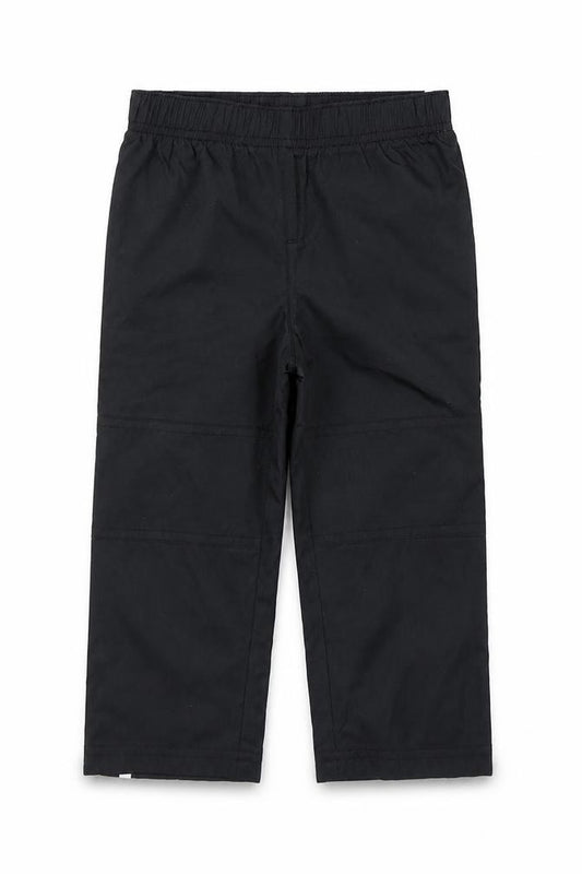Front view of Jumping Beans boys’ black jogger trousers, size 2, years