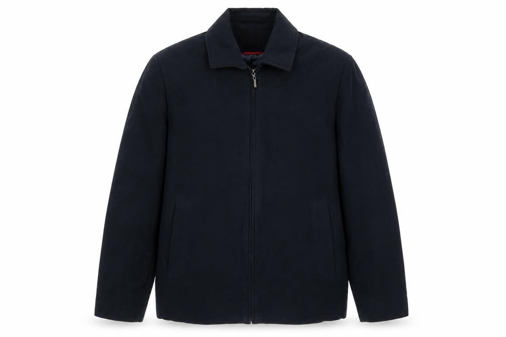 Front view of Paul Berman women’s blue jacket, size L