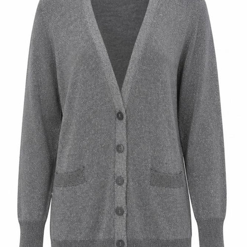 Internacionale Womens Grey   Cardigan Jumper Size 12