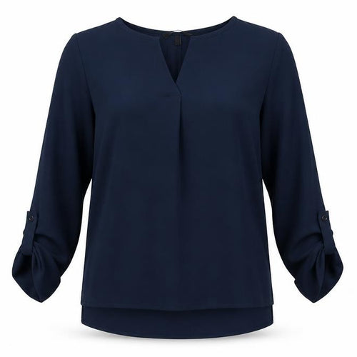 VERO MODA Womens Blue   Basic Blouse Size S
