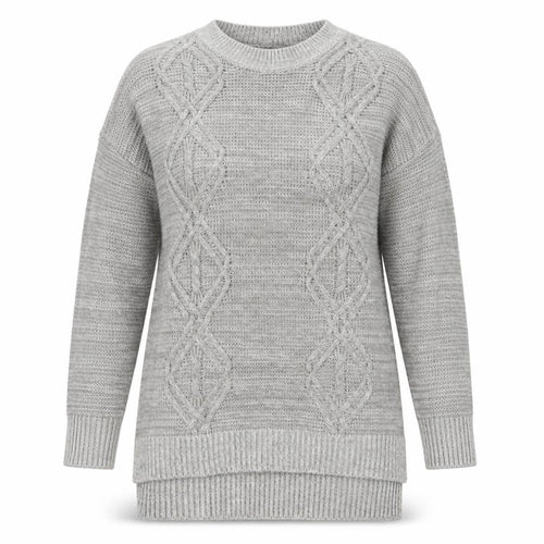 Papaya Womens Grey  Knit Pullover Jumper Size M