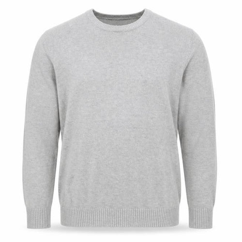 Easy Mens Grey  Knit Pullover Jumper Size L
