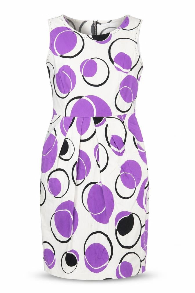Marks and Spencer Womens White Floral  Pencil Dress  Size 10
