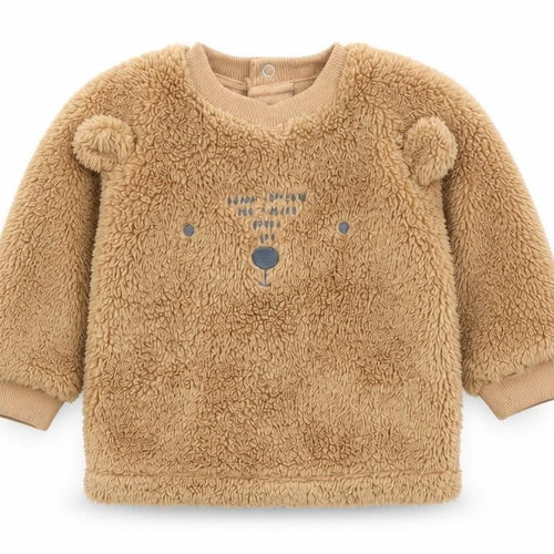 F&F Baby Brown   Pullover Jumper Size 3-6 Months  - bear
