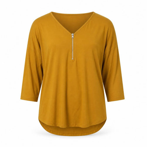 Select Womens Yellow   Basic T-Shirt Size 12