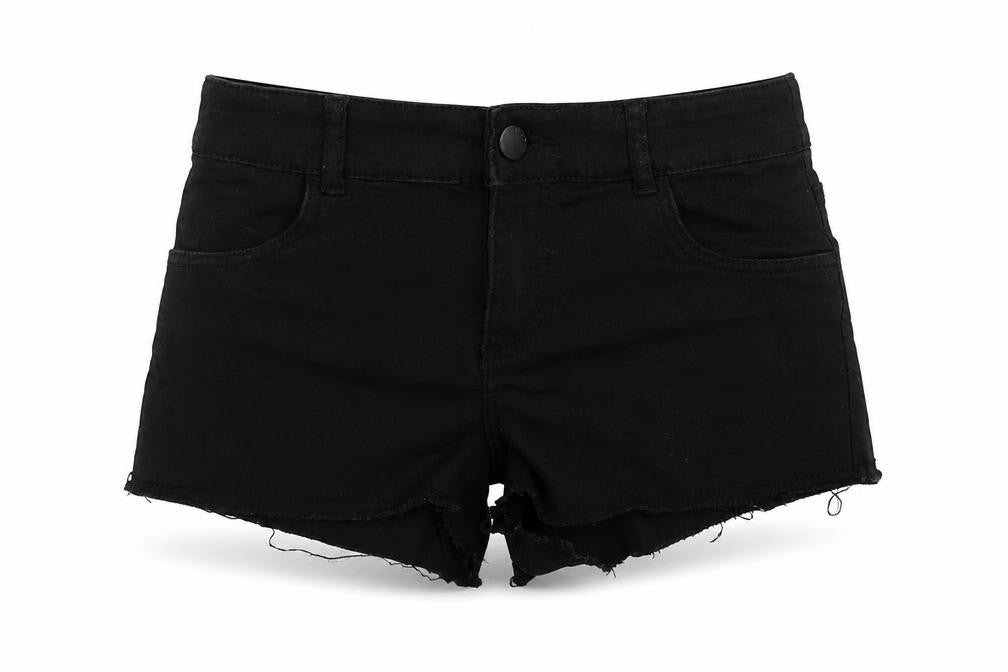 Preworn Womens Black   Hot Pants Shorts Size 4