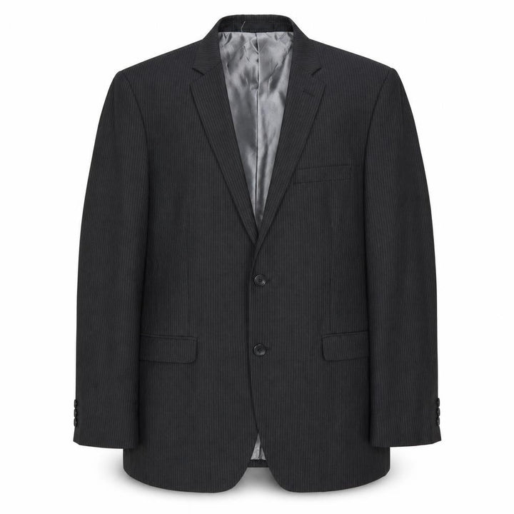 Good Souls Mens Black Striped Jacket Suit Jacket Size 34
