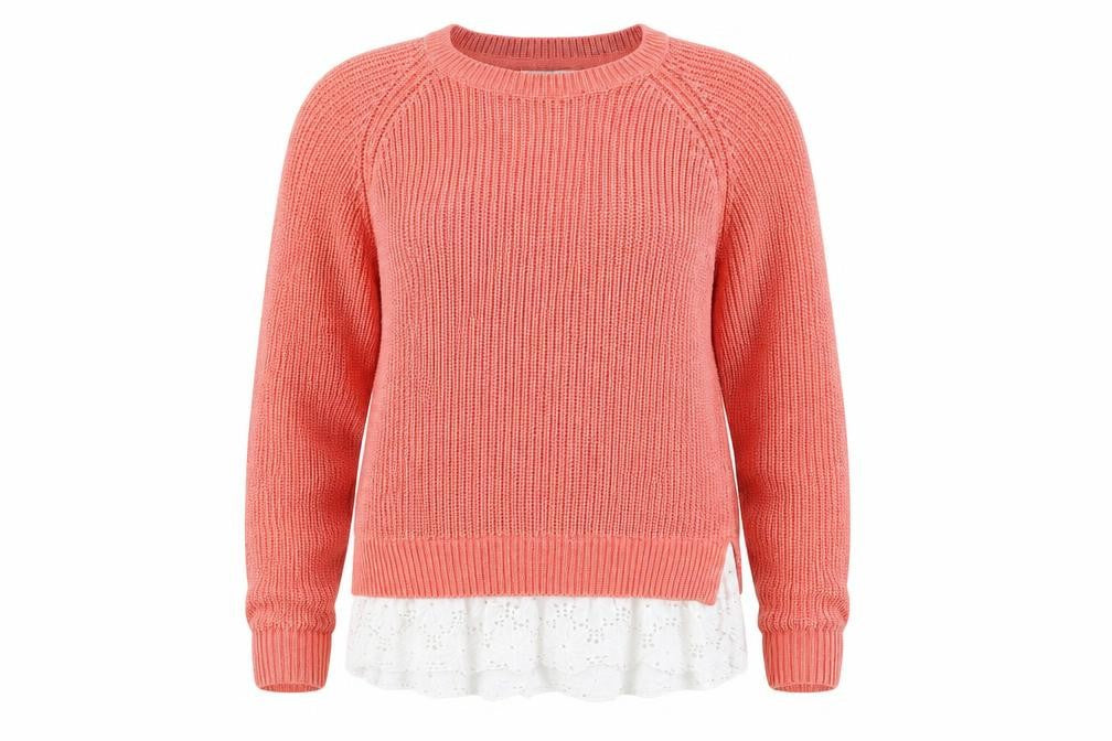 Papaya Womens Pink   Pullover Jumper Size M