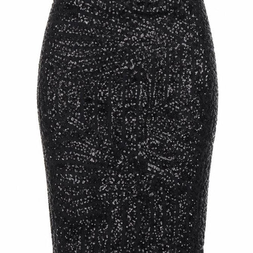 Preworn Womens Black   Bandage Skirt Size S