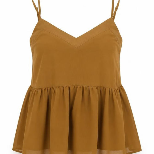 Glamorous Womens Brown   Basic Blouse Size S
