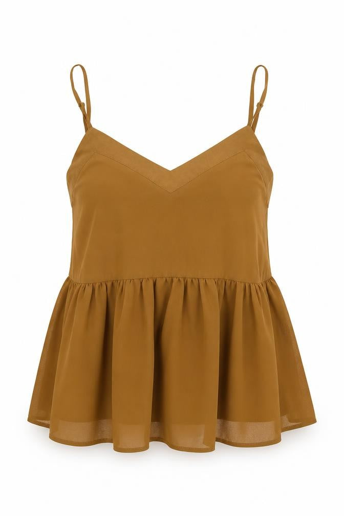 Glamorous Womens Brown   Basic Blouse Size S