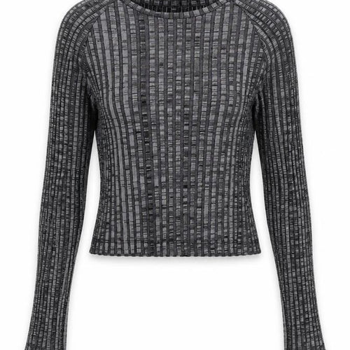 Light Before Dark Womens Grey   Cropped Blouse Size M