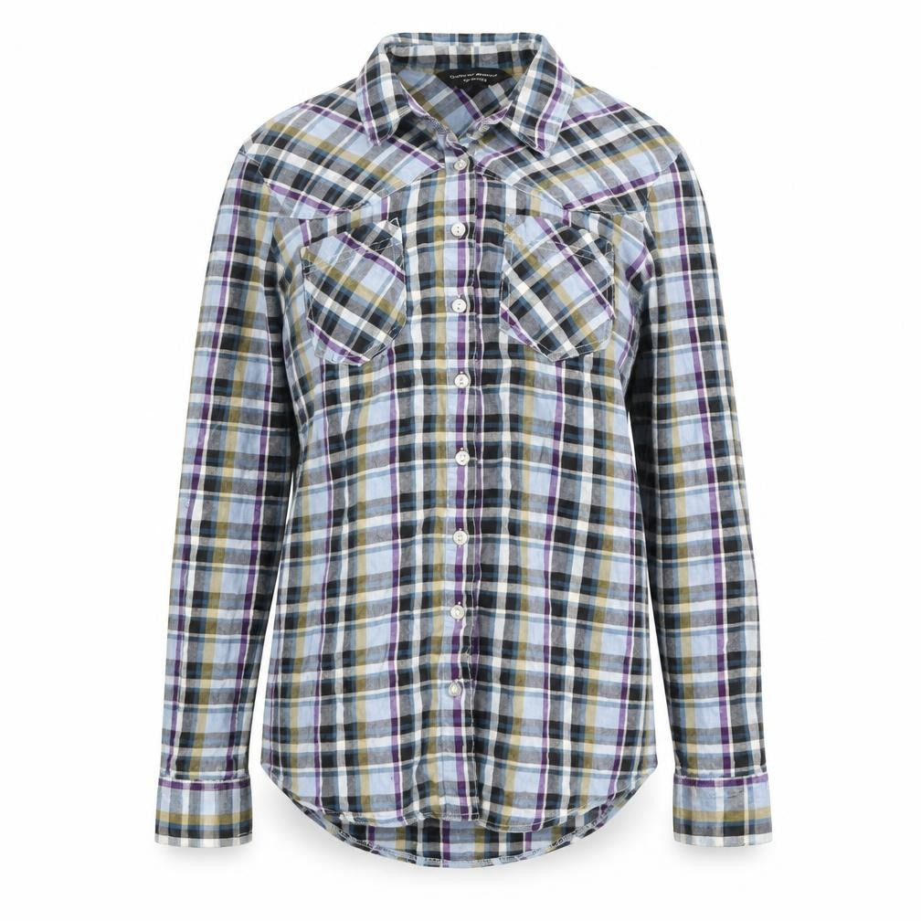 Dorothy Perkins Womens Blue Plaid  Basic Button-Up Size 12