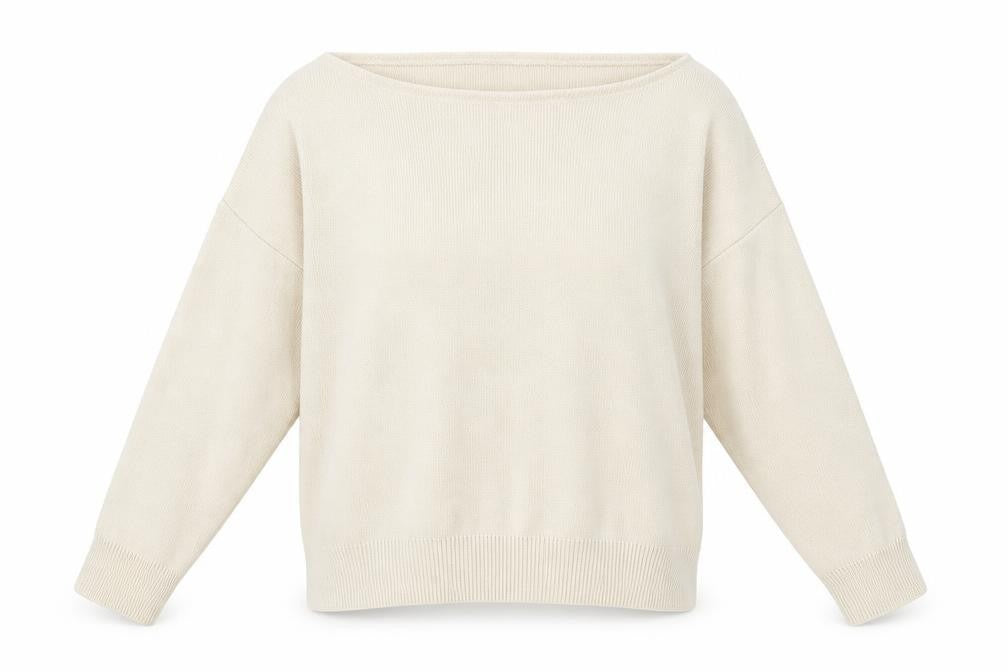 I SAW IT FIRST Womens Beige  Knit Pullover Jumper Size L
