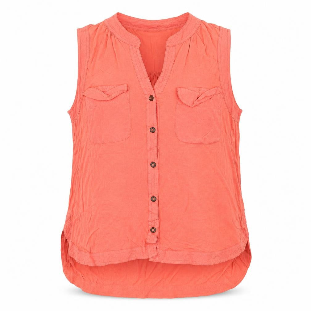 NET Womens Pink  Jersey Basic Blouse Size 10