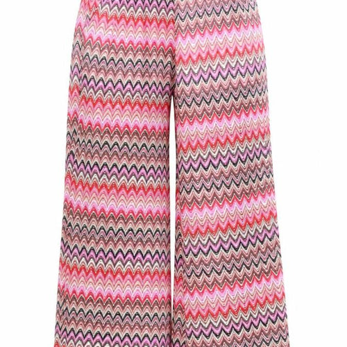 Julie Womens Multicoloured Striped Knit Trousers  Size S L31 in