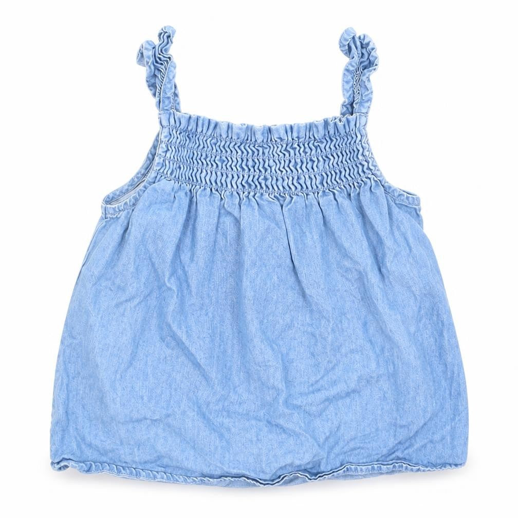oldnavy Girls Blue  Denim Basic Blouse Size 3 Years