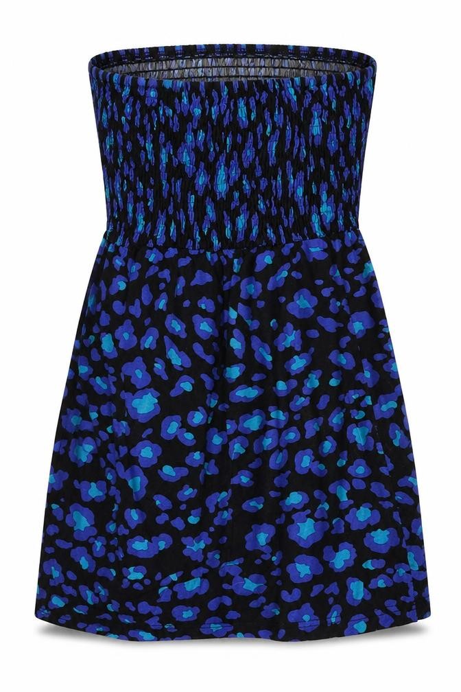 George Womens Blue Polka Dot  Fit & Flare  Size 12