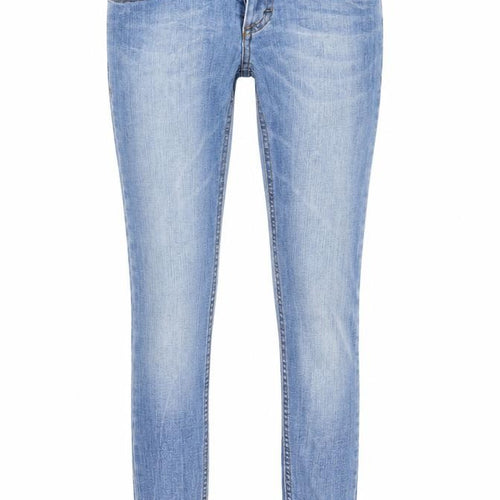 pre worn Womens Blue   Straight Jeans Size S L30 in