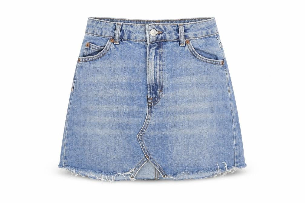 Topshop Womens Blue   Flare Skirt Size 8