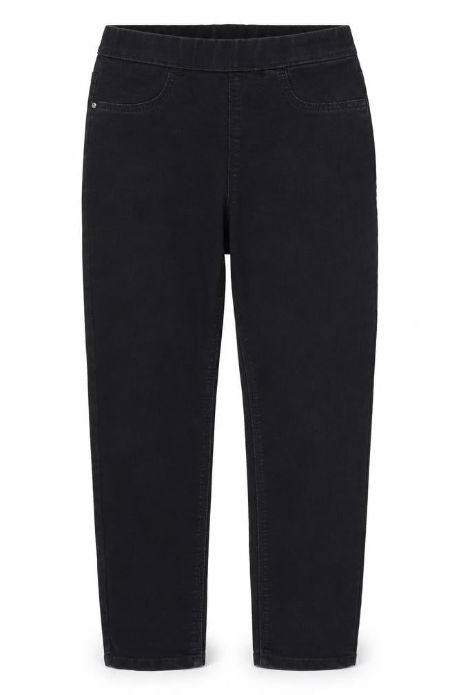 pre worn Girls Black   Straight Jeans Size 9 Years