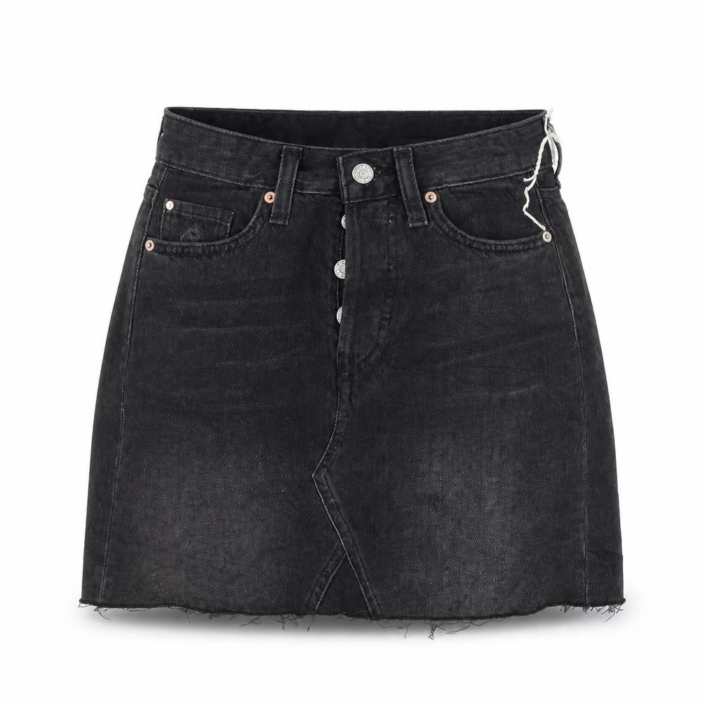 deniem co Womens Black   Flare Skirt Size 6