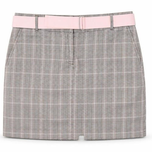 IZOD Womens Brown Check  Mini Skirt Size 30 in