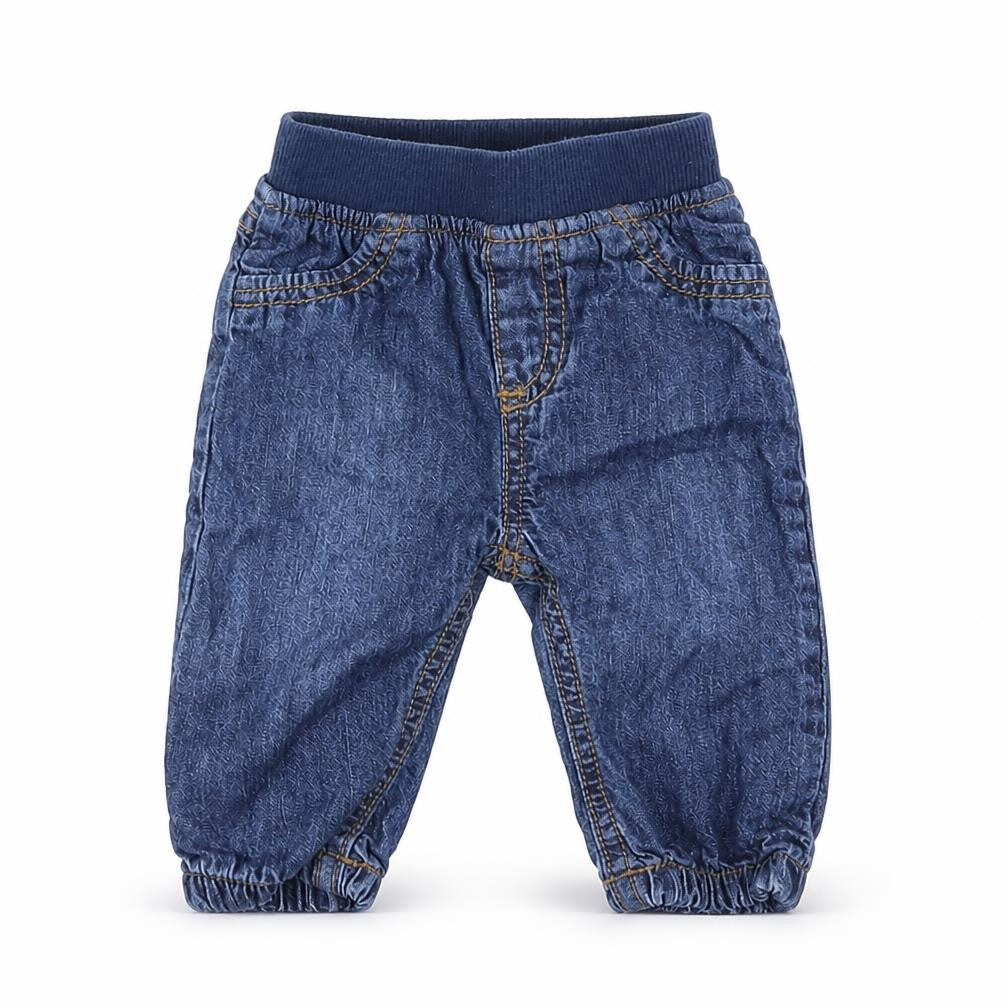F&F Boys Blue   Cargo Trousers Size 3-6 Months