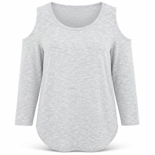 Select Womens Grey   Basic T-Shirt Size 8