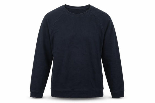 Front view of ASOS men’s blue jumper, size M