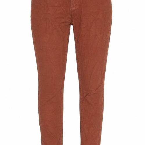 Denim CO Womens Orange   Skinny Jeans Size 10 L30 in