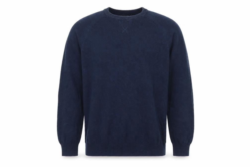 Front view of Primark men’s blue jumper, size L