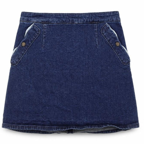 ASOS Womens Blue  Denim A-Line Skirt Size 10