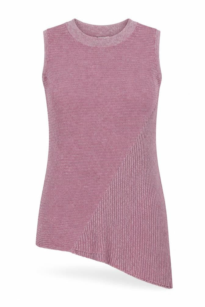 Front view of Next women’s pink knit jumper, size UK 12