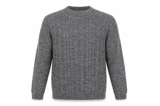 Front view of Topman men’s grey jumper, size S