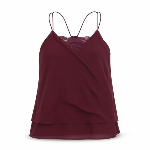New Look Womens Red   Basic Blouse Size 8