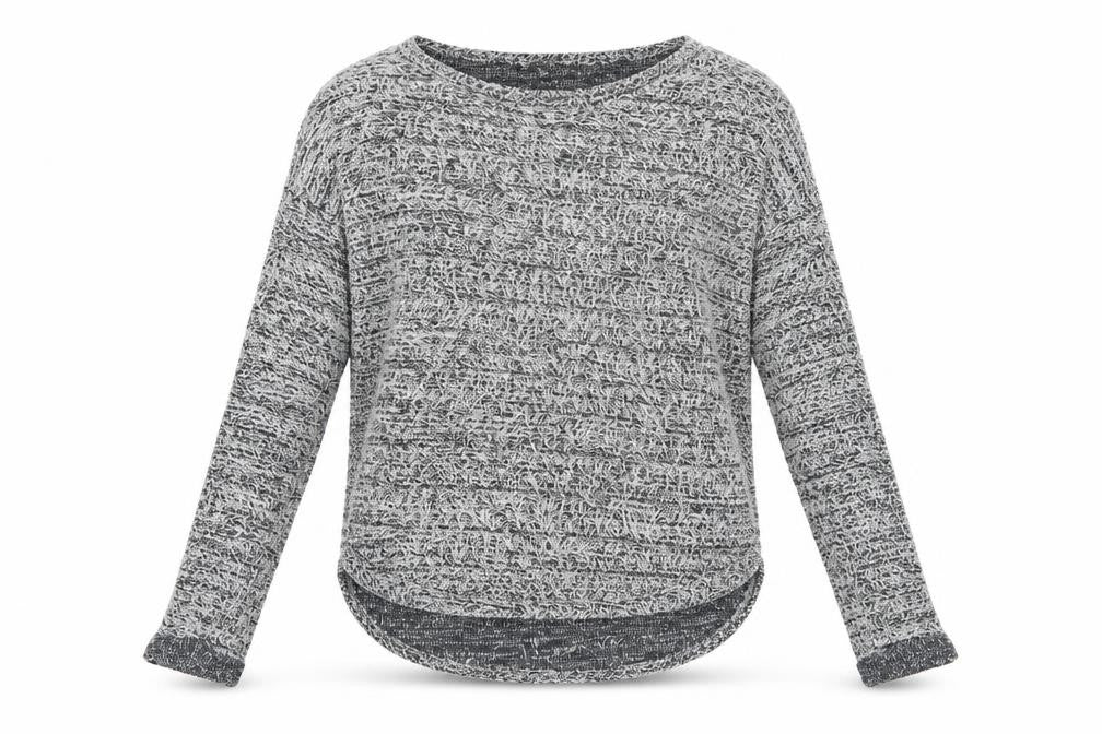 New Look Womens Grey  Knit Pullover Jumper Size 10