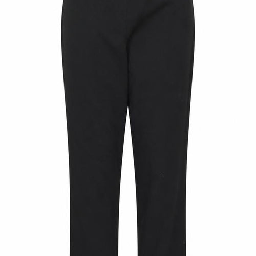 elite Womens Black   Trousers  Size 12 L28 in