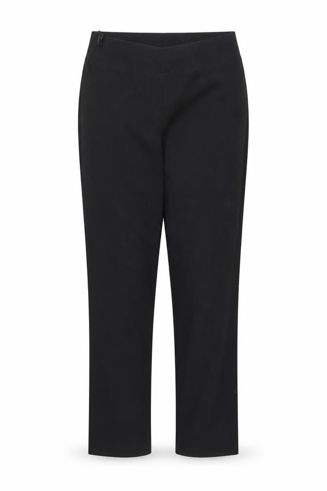 elite Womens Black   Trousers  Size 12 L28 in